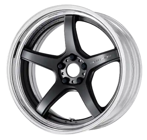 Factory Price Work T5R 2P 5x115 20x8.5 +22 Matte Gunmetal