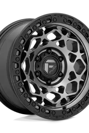 Fuel 1PC D784 UNIT 6X139.7 17X9 +1 GUNMETAL WITH MATTE BLACK RING Time-Limited