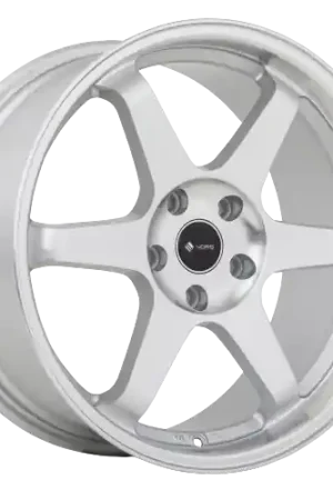 Free Returns Vors TR37 5x110 18x8.5  +35 Silver Machine Face Lip