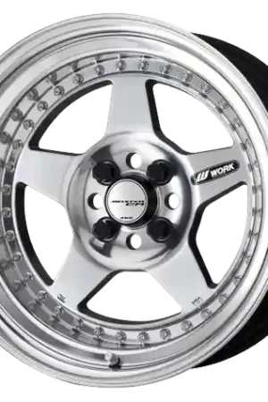 Low Price Work Meister Cr01 4x114.3 15x8+-18 O Disk Bright Buff Finish