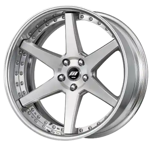 New Arrival Work Zeast Black Label Bst1 5x120 19x8.5+45 O Disk Brush Silver Clear