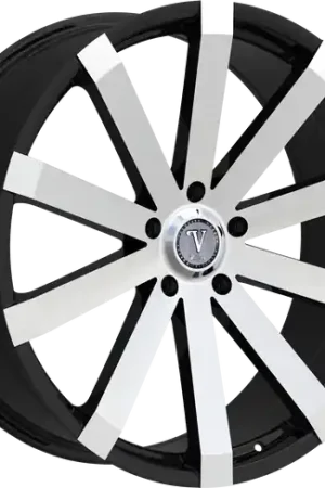 VELOCITY 12 5X120 22x9 +13 BLACK MACHINED Viral