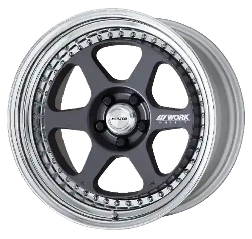 Fan Favorite Work Meister L1 3P 5x100 18x14.5-68 O Disk Matte Gunmetal