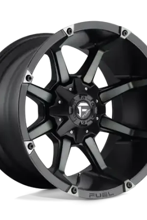 Fuel 1PC D556 COUPLER 8X180 20X10 -12 MATTE BLACK DOUBLE DARK TINT Save Now