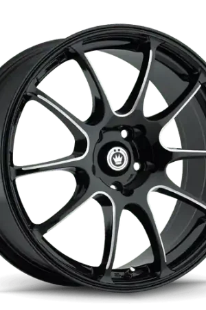 Buy Direct Konig Illusion 5x114.3 18x8+35 Black/Ball Cut Machine