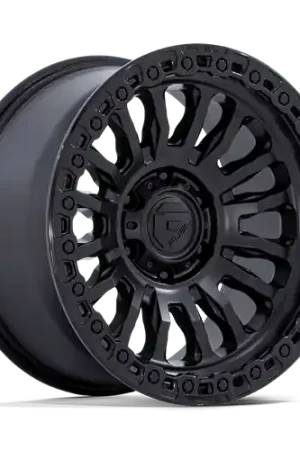 Flash Sale Fuel 1PC FC857 RINCON 6X139.7 18X9 +1 MATTE BLACK WITH GLOSS BLACK LIP