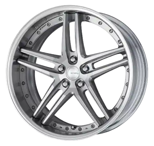 Work Gnosis Gr205 5x120 21x8.5+12 H Disk Brush Silver Clear Wholesale