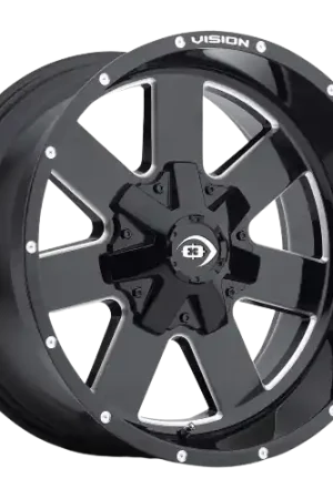 Vision Off-Road 411 Arc 5x127 18x9-12 Gloss Black Milled Spoke Mega Sale