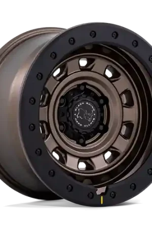 Black Rhino Hard Alloys BR023 XPLORER 6X139.7 17x9 +1 BURNT BRONZE W/ MATTE BLACK LIP Authentic