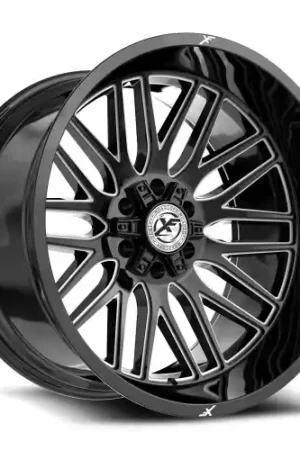 XF Off-Road XF-240 5x127/5x139.7 22x10 -18 Gloss Black & Milled Direct From Factory