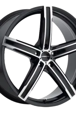 Hot Deal Vision Street-Designs 469 Boost 5x114.3 16x7+38 Gloss Black Machined Face