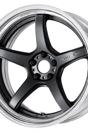 Hot Deal Work T5R 2P 5x105 20x11.0 +38 Matte Gunmetal