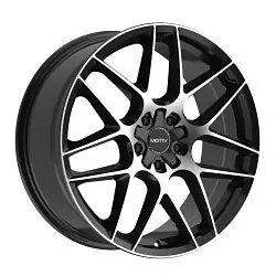 New Arrival Motiv 435MB Foil 5X115/5X120 20x8.5 +20 Gloss Black Machined Face