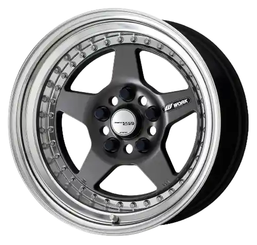 Work Meister Cr01 5x112 16x7.5+-12 O Disk Matte Gunmetal While Supplies Last