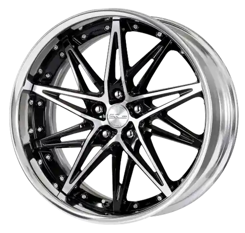 Markdown Work Schwert Sg1 5x112 19x9.5+38 O Disk Black Cut Clear