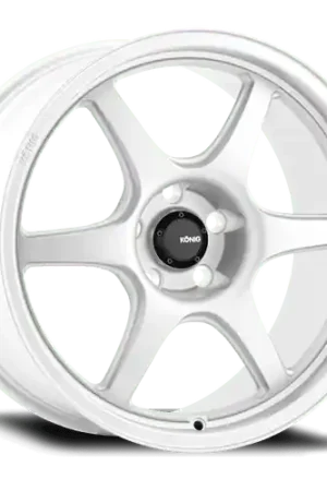 Exclusive Offer Konig Hexaform 5X114.3 18x10.5+18 Gloss White Flow Formed