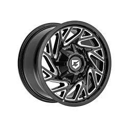 Gear Off Road 769BM 6X135/6x139.7 20x9 +18 Gloss Black Milled Trusted Brand