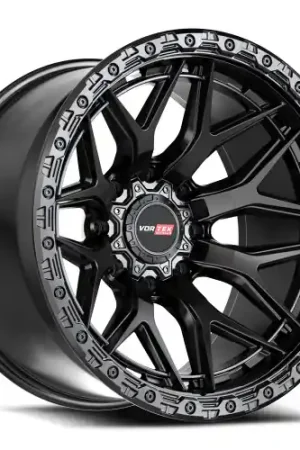 Vortek VRT-603 8x165.1 20x9.5 +0 Satin Black Free Delivery