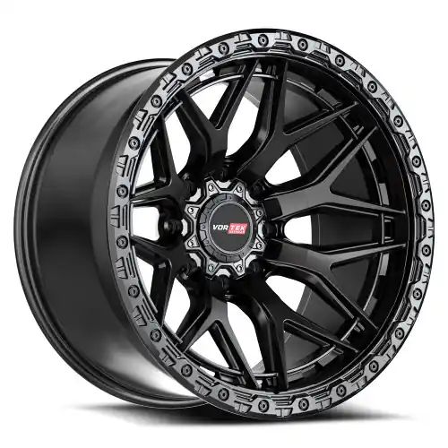 Vortek VRT-603 8x165.1 20x9.5 +0 Satin Black Free Delivery