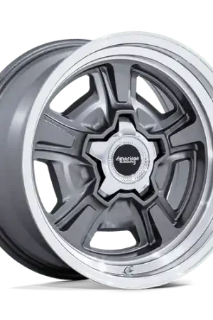 American Racing Vintage VN517 MARAUDER BLANK 22x10 +6 ANTHRACITE W/ DIAMOND CUT LIP Luxury