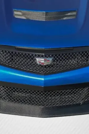 Original Cadillac ATS-V V Look Carbon Fiber Front Bumper Lip Body Kit 116350