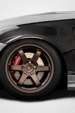 Hassle-Free Returns Fits Nissan 350Z AMS GT2 Carbon Fiber Body Kit- Front Fenders 116221