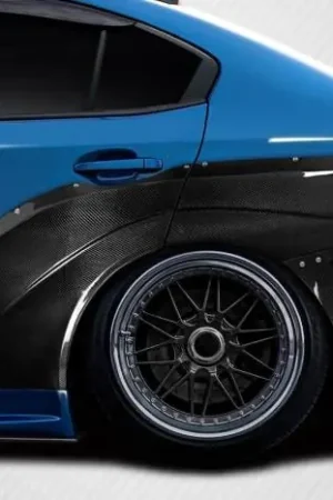 Subaru WRX VRS Carbon Fiber Wide Rear Fender Flares 116965 New Release