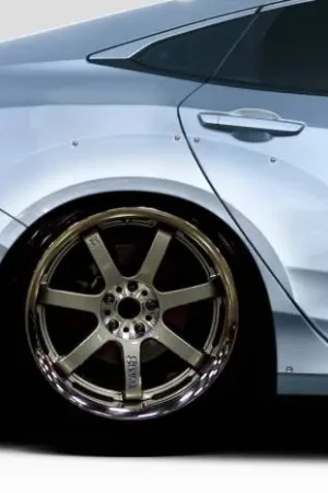 Honda Civic 4DR RBT Duraflex Body Kit- 6pcs Wide Body Rear Fenders 117590 Viral