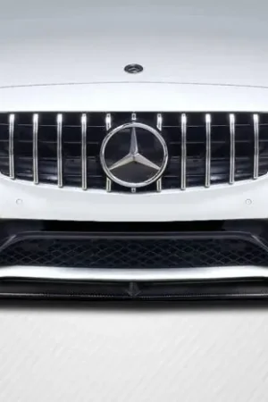 Weekend Sale Mercedes C Class Power Carbon Fiber Front Bumper Lip Body Kit 117155