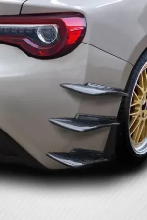 Cheap Scion FRS GT500 V3 Carbon Fiber Rear Bumper Lip Body Kit 115565