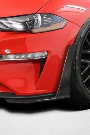 Place Order Ford Mustang Z1 Carbon Fiber Creations Front Bumper Lip Body Kit 116733