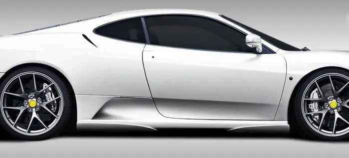 Holiday Sale Ferrari F430 Eros Version 1 Duraflex Side Skirt Add On Body Kit 107730