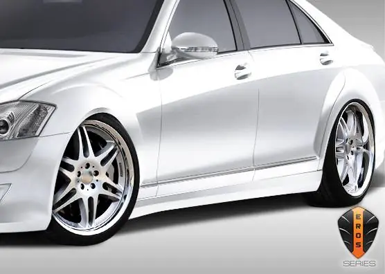 Mercedes S Class Eros Version 1 Duraflex Side Skirts Body Kit 107790 Best Seller