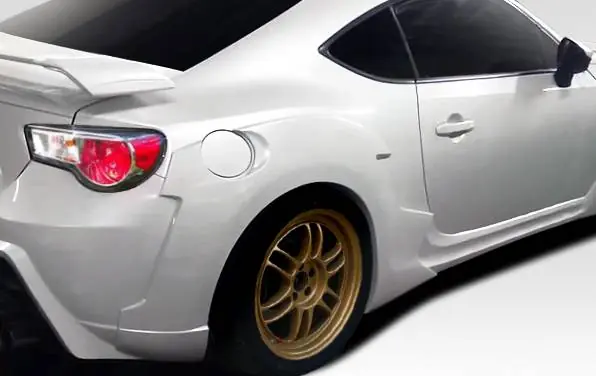 Hassle-Free Returns Scion FRS W-1 Duraflex Rear Fender Flares 109971