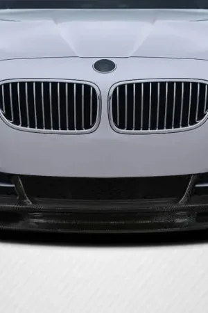 Clearance BMW 5 Series 4DR Wave Carbon Fiber Front Bumper Lip Body Kit 119084