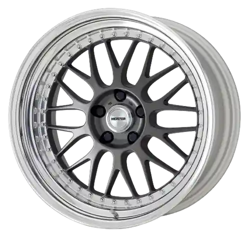 Work Meister M1 3p 4x114.3 18x9.5+8 H Disk Matte Gunmetal No Minimum Order