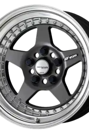 Work Meister Cr01 5x112 15x9.5+3 A Disk Matte Gunmetal In Demand