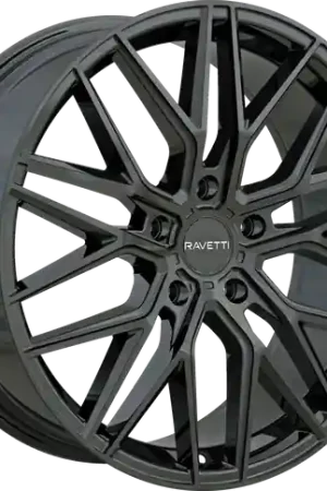 RAVETTI M16 5X112 20x10.5 +42 GLOSS BLACK Grab Now