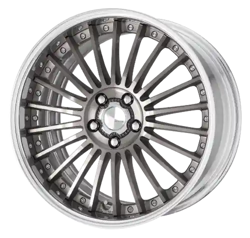 Work Lanvec Lf1 5x114.3 20x8+38 O Disk Trans Gray Polish Clearance