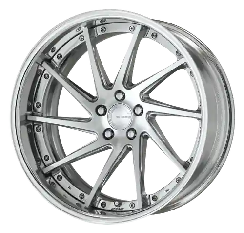 Work Gnosis Cvs 5x120.65 20x10.5+45 A Disk Composite Buffed And Brushed Luxury