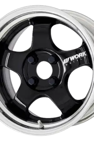 Work Meister S1 2P 5x112 15x8+22 R Disk Black Worldwide Shipping