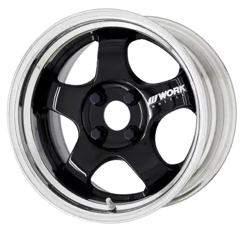 Work Meister S1 2P 5x112 15x8+22 R Disk Black Worldwide Shipping