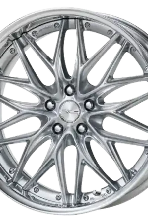 Work Schwert Quell 5x115 21x9+12 O Disk Silky Rich Silver Fresh Stock