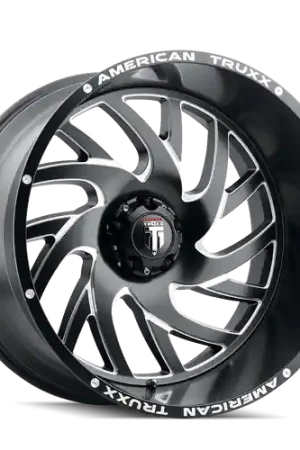 Fan Favorite American Truxx Xclusive AT1907 8x180 26x14-76 Black/Milled