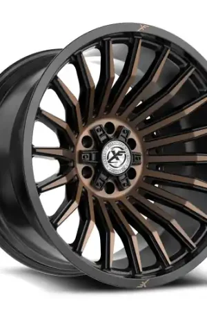 Best Choice XF Off-Road XF-231 5x127/5x139.7 17x9 +0 Satin Black & Bronze Machined Double Dark Tint