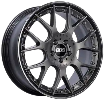 BBS CH-RII 5x120 22x10.5 +30 Satin Platinum Center Black Lip SS Rim Prot In Demand
