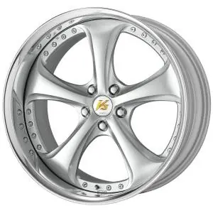 Work Wheels VS-KF 5x105 20x13+28 Light Grey Silver A Disk FULL REVERSE Trending