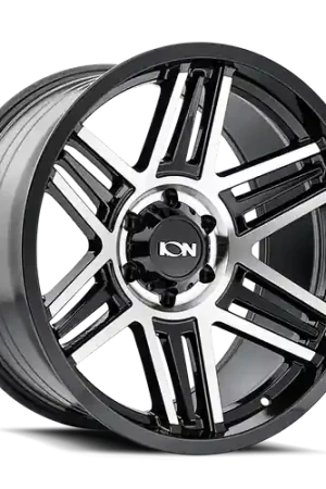 Ion Type 147 8x180 20x9+18 Black Machined Holiday Sale