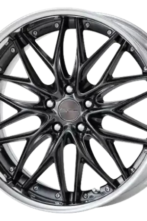 Work Schwert Quell 5x120.65 20x8+30 A Disk Brilliant Silver Black Crafted