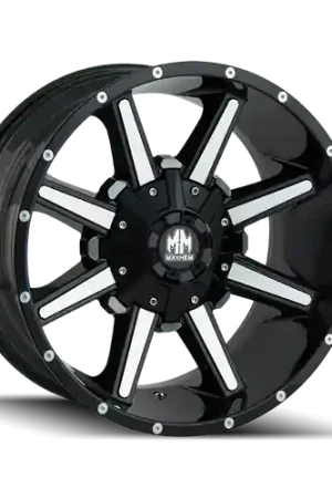 Top Pick Mayhem Arsenal 8104 8x180 20x9+0 Gloss Black/Machined Face